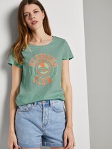 T-Shirt mit platziertem Print - Frauen - fresh mint T-Shirt mit platziertem Print - Frauen - fresh mint - 5 - TOM TAILOR Denim