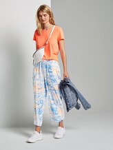 T-Shirt mit Rückendetail - Frauen - dark papaya neon orange T-Shirt mit Rückendetail - Frauen - dark papaya neon orange - 3 - TOM TAILOR Denim