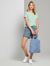 T-Shirt mit Rückendetail - Frauen - fresh mint T-Shirt mit Rückendetail - Frauen - fresh mint - 3 - TOM TAILOR Denim