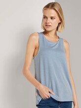 Gestreiftes Neckholder-Top mit Rückendetail - Frauen - blue white stripe Gestreiftes Neckholder-Top mit Rückendetail - Frauen - blue white stripe - 5 - TOM TAILOR Denim