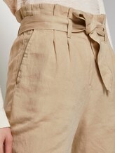 Paperbag-Shorts aus Leinengemisch - Frauen - cream toffee Paperbag-Shorts aus Leinengemisch - Frauen - cream toffee - 10 - TOM TAILOR