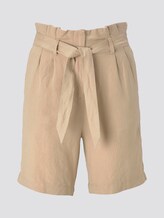 Paperbag-Shorts aus Leinengemisch - Frauen - cream toffee Paperbag-Shorts aus Leinengemisch - Frauen - cream toffee - 7 - TOM TAILOR