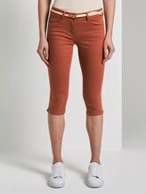 Alexa Slim Caprihose aus Lyocellgemisch - Frauen - Goji Orange Alexa Slim Caprihose aus Lyocellgemisch - Frauen - Goji Orange - 1 - TOM TAILOR