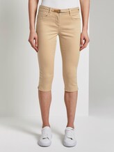 Alexa Slim Caprihose aus Lyocellgemisch - Frauen - cream toffee Alexa Slim Caprihose aus Lyocellgemisch - Frauen - cream toffee - 1 - TOM TAILOR
