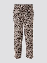 Fließende Culotte mit Bindegürtel - Frauen - black wavy design Fließende Culotte mit Bindegürtel - Frauen - black wavy design - 7 - TOM TAILOR