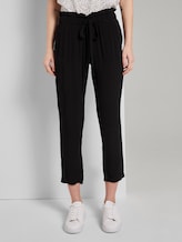 Loose Fit Hose mit elastischem Bund - Frauen - Deep Black Loose Fit Hose mit elastischem Bund - Frauen - Deep Black - 1 - TOM TAILOR