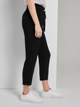 Loose Fit Hose mit elastischem Bund - Frauen - Deep Black Loose Fit Hose mit elastischem Bund - Frauen - Deep Black - 11 - TOM TAILOR