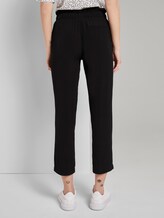 Loose Fit Hose mit elastischem Bund - Frauen - Deep Black Loose Fit Hose mit elastischem Bund - Frauen - Deep Black - 2 - TOM TAILOR