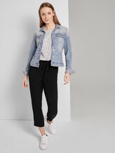 Loose Fit Hose mit elastischem Bund - Frauen - Deep Black Loose Fit Hose mit elastischem Bund - Frauen - Deep Black - 3 - TOM TAILOR