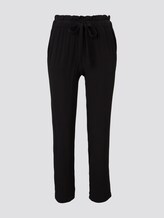Loose Fit Hose mit elastischem Bund - Frauen - Deep Black Loose Fit Hose mit elastischem Bund - Frauen - Deep Black - 7 - TOM TAILOR