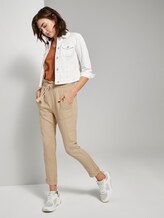 Loose Fit Hose aus Leinengemisch - Frauen - cream toffee Loose Fit Hose aus Leinengemisch - Frauen - cream toffee - 3 - TOM TAILOR