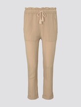 Loose Fit Hose aus Leinengemisch - Frauen - cream toffee Loose Fit Hose aus Leinengemisch - Frauen - cream toffee - 7 - TOM TAILOR