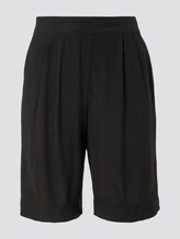 Loose Fit Bermuda Shorts mit elastischem Bund - Frauen - Deep Black Loose Fit Bermuda Shorts mit elastischem Bund - Frauen - Deep Black - 7 - TOM TAILOR