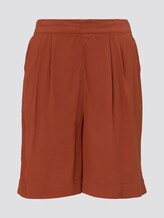 Loose fit Bermuda shorts met elastische tailleband - Vrouwen - saddle brown Loose fit Bermuda shorts met elastische tailleband - Vrouwen - saddle brown - 7 - TOM TAILOR