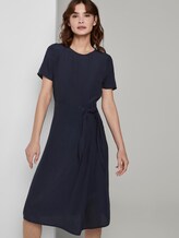 Jurk met decoratieve knoop - Vrouwen - Sky Captain Blue Jurk met decoratieve knoop - Vrouwen - Sky Captain Blue - 5 - TOM TAILOR