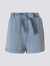 Striped shorts with a tie belt - Women - blue white stripe Striped shorts with a tie belt - Women - blue white stripe - 7 - TOM TAILOR Denim