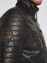 Bikerjacke aus Lederimitat - Männer - Black Bikerjacke aus Lederimitat - Männer - Black - 10 - TOM TAILOR