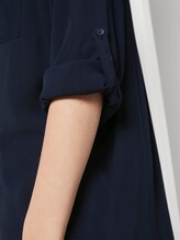 Bluse mit Raffung - Frauen - Sky Captain Blue Bluse mit Raffung - Frauen - Sky Captain Blue - 10 - TOM TAILOR