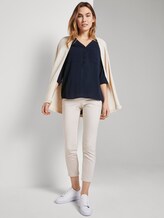 Bluse mit Raffung - Frauen - Sky Captain Blue Bluse mit Raffung - Frauen - Sky Captain Blue - 3 - TOM TAILOR