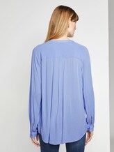 Blouse with ruffles - Women - Parisienne Blue Blouse with ruffles - Women - Parisienne Blue - 2 - TOM TAILOR