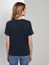 T-shirt with a print - Women - Sky Captain Blue T-shirt with a print - Women - Sky Captain Blue - 2 - TOM TAILOR