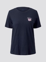 T-shirt with a print - Women - Sky Captain Blue T-shirt with a print - Women - Sky Captain Blue - 7 - TOM TAILOR