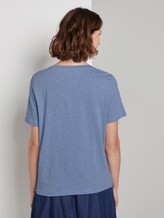 T-Shirt mit Print - Frauen - Parisienne Blue T-Shirt mit Print - Frauen - Parisienne Blue - 2 - TOM TAILOR