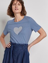 T-Shirt mit Print - Frauen - Parisienne Blue T-Shirt mit Print - Frauen - Parisienne Blue - 5 - TOM TAILOR