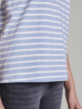 T-Shirt mit Print - Frauen - blue striped T-Shirt mit Print - Frauen - blue striped - 10 - TOM TAILOR