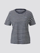 T-Shirt mit Print - Frauen - navy offwhite stripe T-Shirt mit Print - Frauen - navy offwhite stripe - 7 - TOM TAILOR