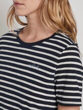 T-Shirt mit Print - Frauen - navy offwhite stripe T-Shirt mit Print - Frauen - navy offwhite stripe - 9 - TOM TAILOR