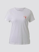 T-Shirt mit Print - Frauen - Whisper White T-Shirt mit Print - Frauen - Whisper White - 7 - TOM TAILOR