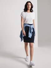 Rok in crincle look - Vrouwen - Sky Captain Blue Rok in crincle look - Vrouwen - Sky Captain Blue - 3 - TOM TAILOR