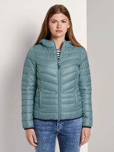 Lichtgewicht gewatteerde jas met hoodie - Vrouwen - Mineral Stone Blue Lichtgewicht gewatteerde jas met hoodie - Vrouwen - Mineral Stone Blue - 1 - TOM TAILOR Denim