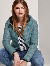 Lichtgewicht gewatteerde jas met hoodie - Vrouwen - Mineral Stone Blue Lichtgewicht gewatteerde jas met hoodie - Vrouwen - Mineral Stone Blue - 5 - TOM TAILOR Denim
