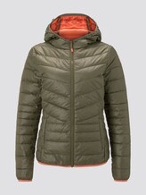 Lightweight quilted jacket with a hood - Women - deep olive green Lightweight quilted jacket with a hood - Women - deep olive green - 7 - TOM TAILOR Denim