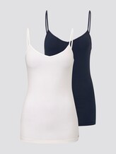 Träger Tops im Doppelpack - Frauen - Real Navy Blue Träger Tops im Doppelpack - Frauen - Real Navy Blue - 7 - TOM TAILOR Denim