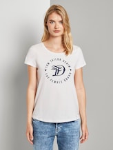 T-shirt in a twin pack - Women - Off White T-shirt in a twin pack - Women - Off White - 1 - TOM TAILOR Denim