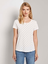 T-shirt in a twin pack - Women - white navy logo print T-shirt in a twin pack - Women - white navy logo print - 1 - TOM TAILOR Denim