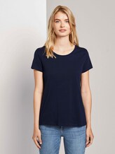 T-shirt in a twin pack - Women - white navy logo print T-shirt in a twin pack - Women - white navy logo print - 55 - TOM TAILOR Denim
