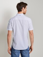 Gemustertes Kurzarm-Hemd - Männer - white navy cactus design Gemustertes Kurzarm-Hemd - Männer - white navy cactus design - 2 - TOM TAILOR