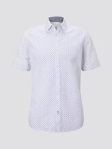Gemustertes Kurzarm-Hemd - Männer - white navy cactus design Gemustertes Kurzarm-Hemd - Männer - white navy cactus design - 7 - TOM TAILOR