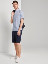 Kurzarm-Hemd mit Streifenmuster - Männer - blue turquoise stripe Kurzarm-Hemd mit Streifenmuster - Männer - blue turquoise stripe - 3 - TOM TAILOR