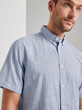 Kurzarm-Hemd mit Streifenmuster - Männer - blue turquoise stripe Kurzarm-Hemd mit Streifenmuster - Männer - blue turquoise stripe - 9 - TOM TAILOR