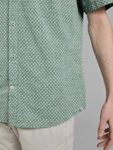 Gemustertes Kurzarm-Hemd mit Struktur - Männer - green strucure white design Gemustertes Kurzarm-Hemd mit Struktur - Männer - green strucure white design - 10 - TOM TAILOR
