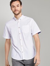 Schlichtes Kurzarm-Hemd mit Brusttasche - Männer - White Schlichtes Kurzarm-Hemd mit Brusttasche - Männer - White - 5 - TOM TAILOR