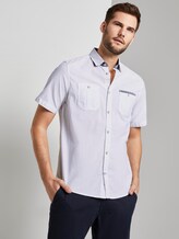 Kurzärmliges Hemd - Männer - White Kurzärmliges Hemd - Männer - White - 5 - TOM TAILOR