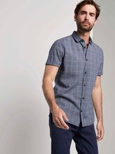 Kariertes Hemd - Männer - navy structure by white check Kariertes Hemd - Männer - navy structure by white check - 5 - TOM TAILOR