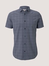 Kariertes Hemd - Männer - navy structure by white check Kariertes Hemd - Männer - navy structure by white check - 7 - TOM TAILOR