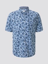 Gemustertes Hemd - Männer - white with blue flower design Gemustertes Hemd - Männer - white with blue flower design - 7 - TOM TAILOR